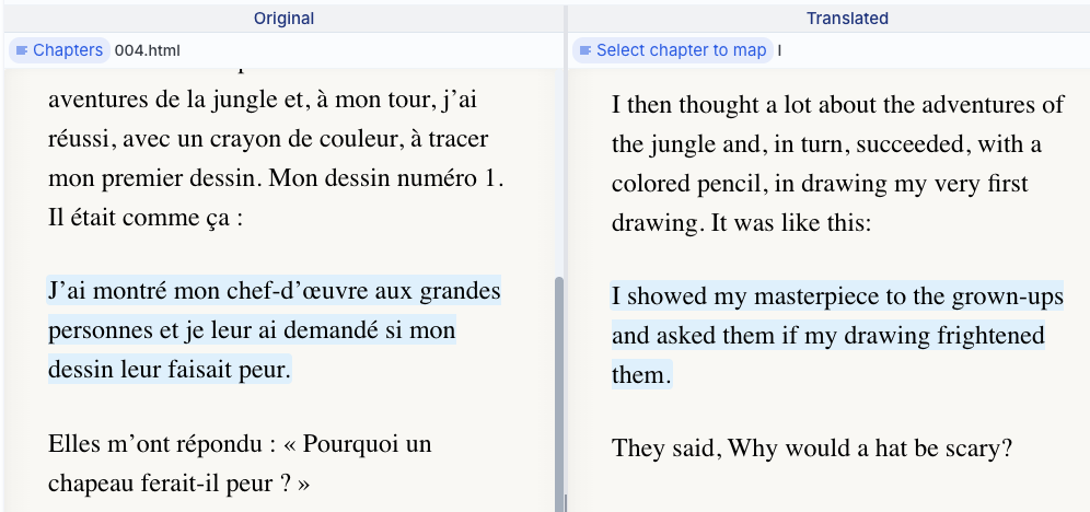 EPUB Mapping